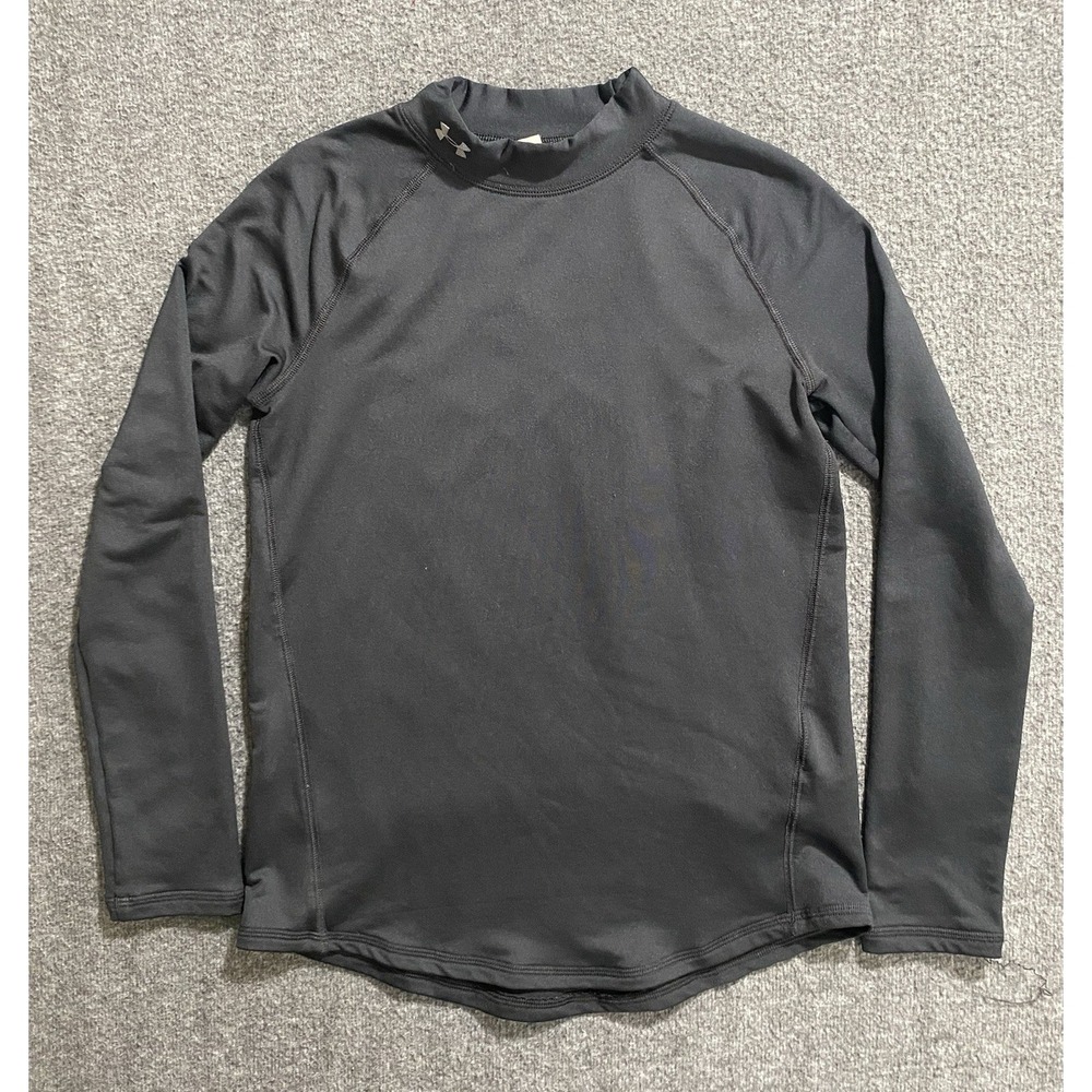 Under Armour Cold Gear Fitted Sweatshirt Women's Black Size L - Youth